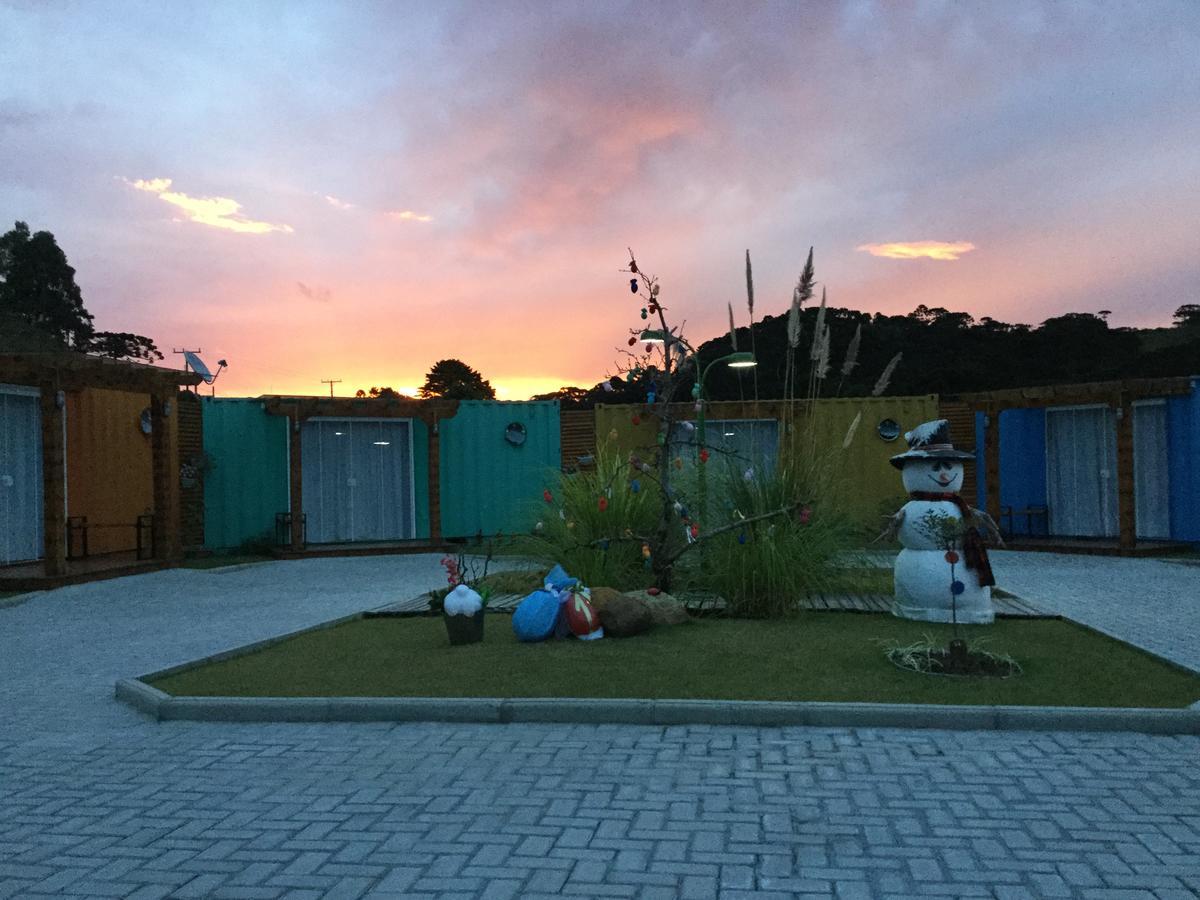 Villa Dos Ventos Hospedagem Container Bom Jardim da Serra Bagian luar foto