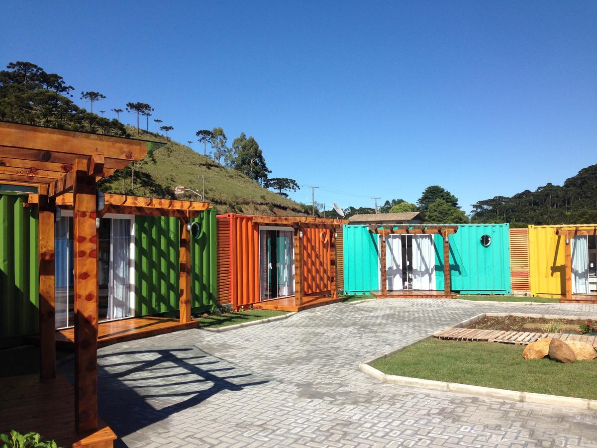 Villa Dos Ventos Hospedagem Container Bom Jardim da Serra Bagian luar foto