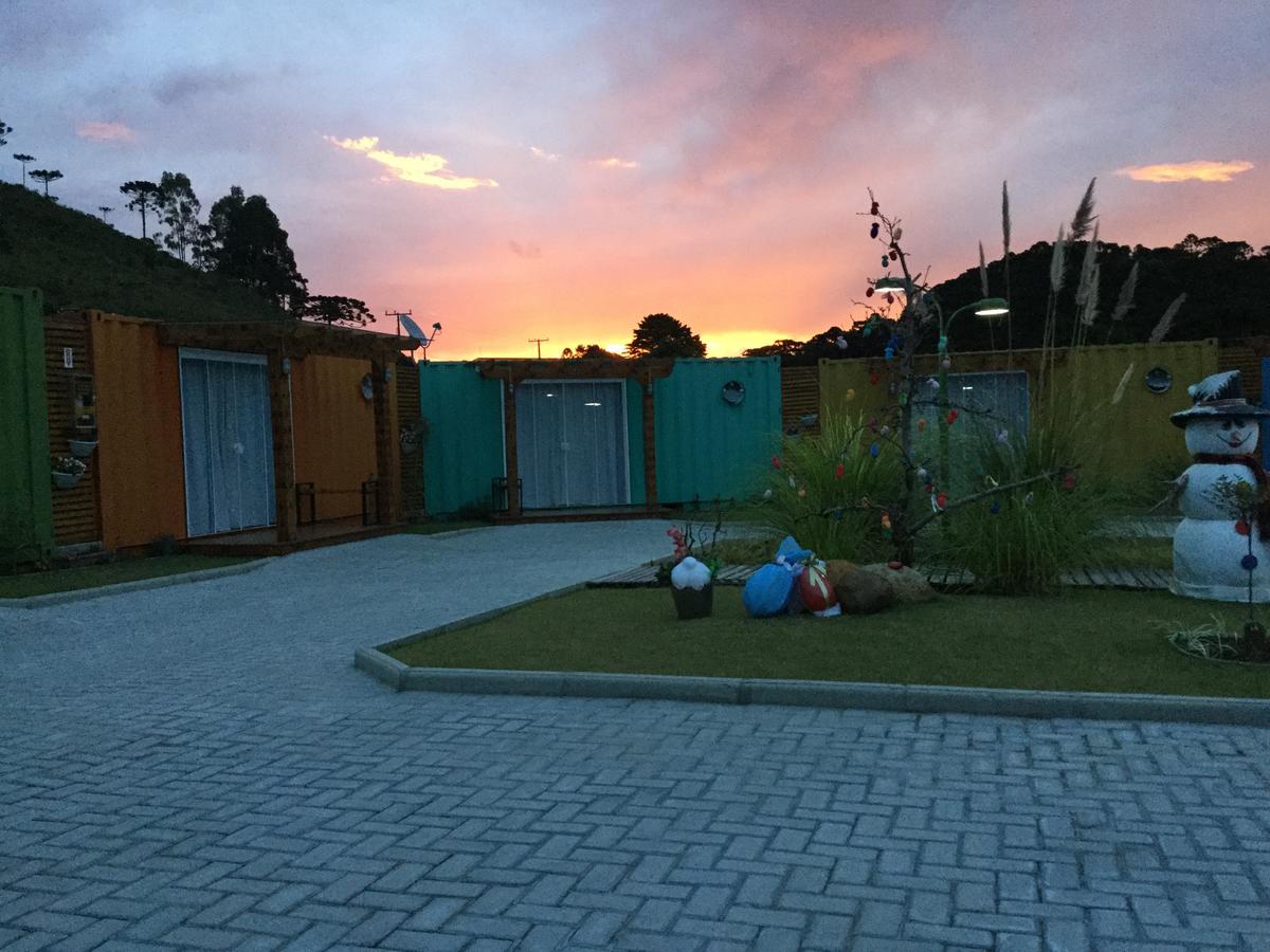 Villa Dos Ventos Hospedagem Container Bom Jardim da Serra Bagian luar foto