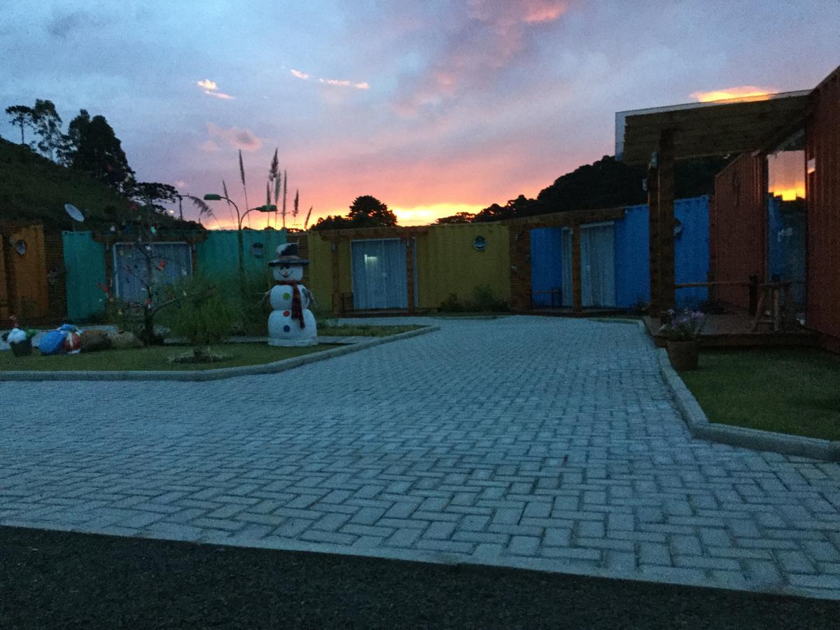Villa Dos Ventos Hospedagem Container Bom Jardim da Serra Bagian luar foto
