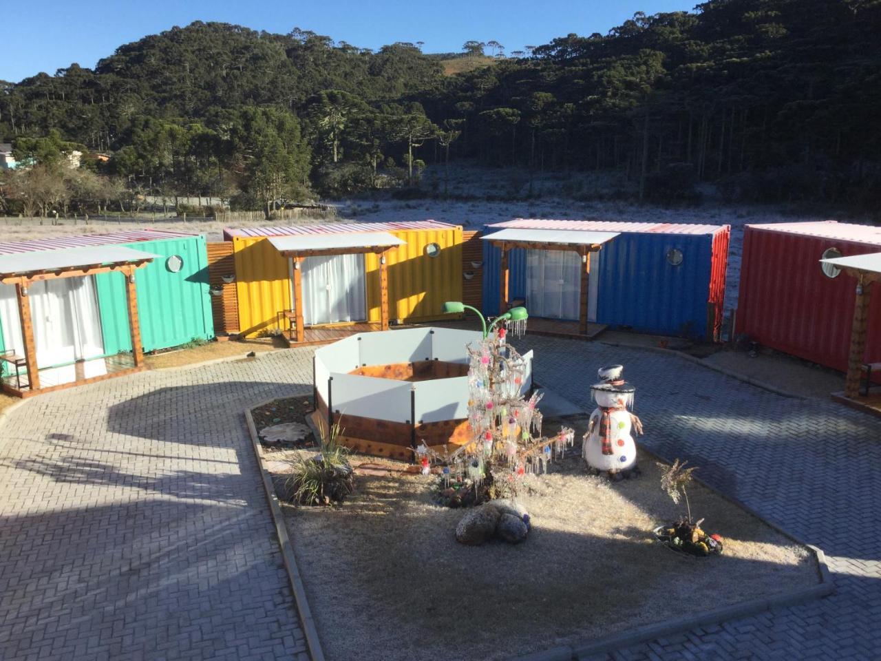 Villa Dos Ventos Hospedagem Container Bom Jardim da Serra Bagian luar foto