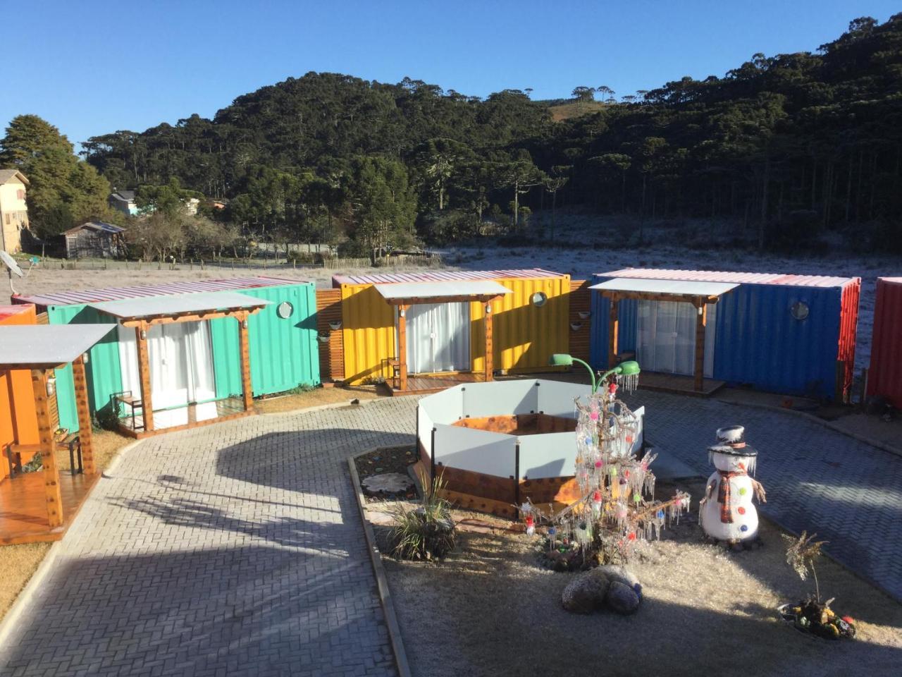 Villa Dos Ventos Hospedagem Container Bom Jardim da Serra Bagian luar foto