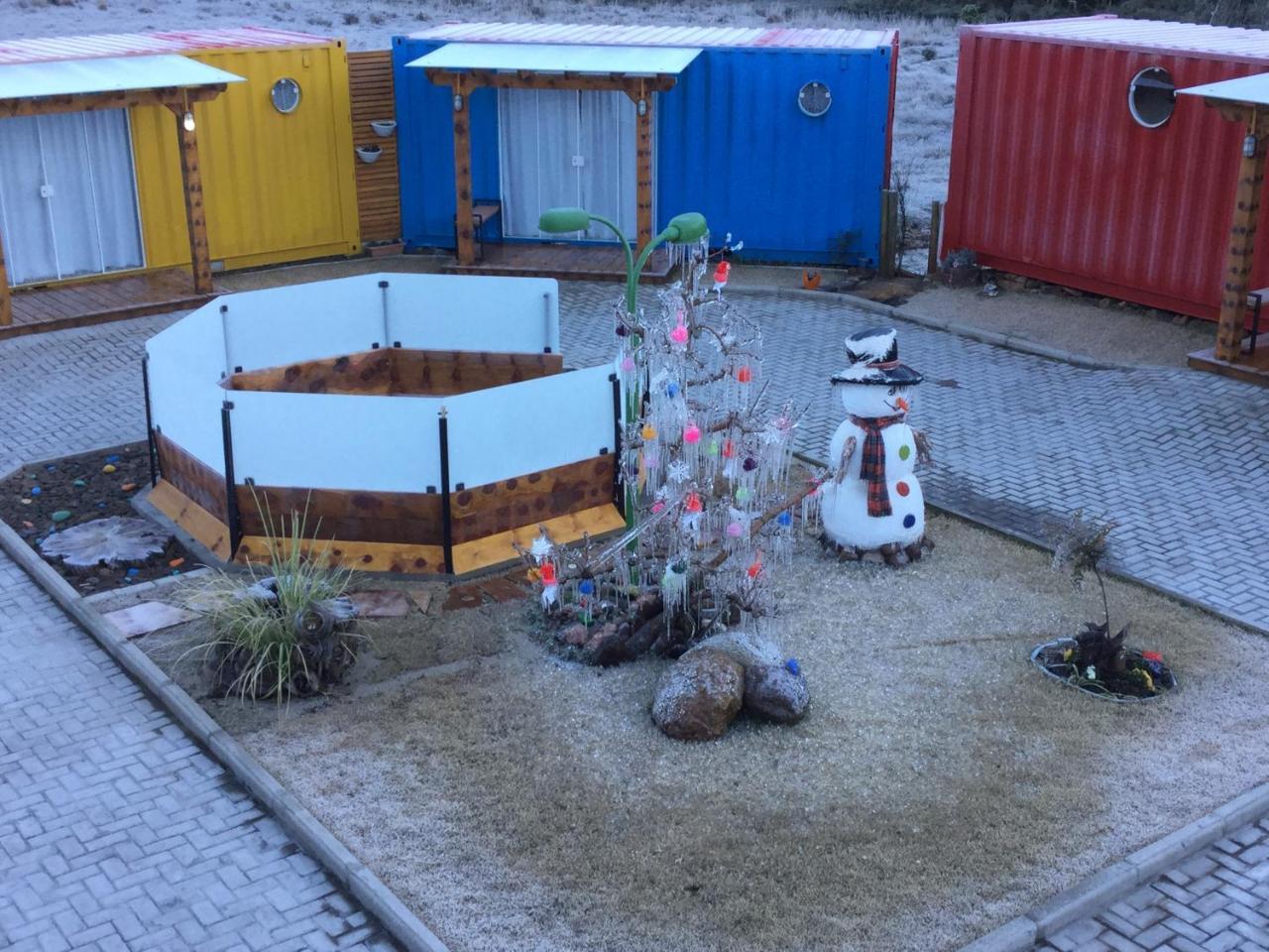 Villa Dos Ventos Hospedagem Container Bom Jardim da Serra Bagian luar foto